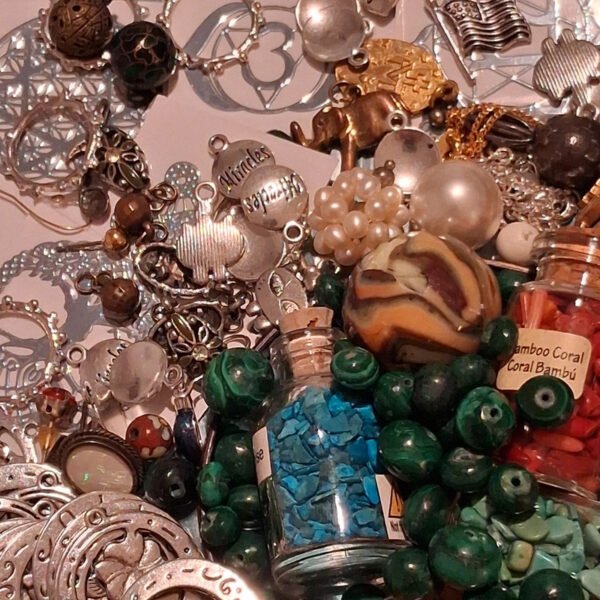 Vintage Jewelry Craft Lot, Metaphysical - Image 3