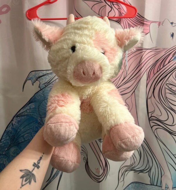 Strawberry Milk Cow Plush - Image 3
